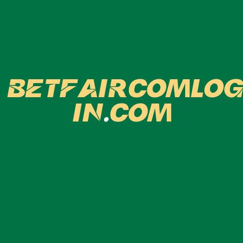 Logo da BETFAIRCOMLOGIN